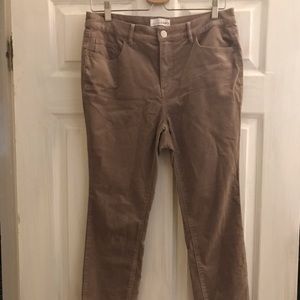 Women’s Loft Corduroy Curvy Skinny Pants Size 10